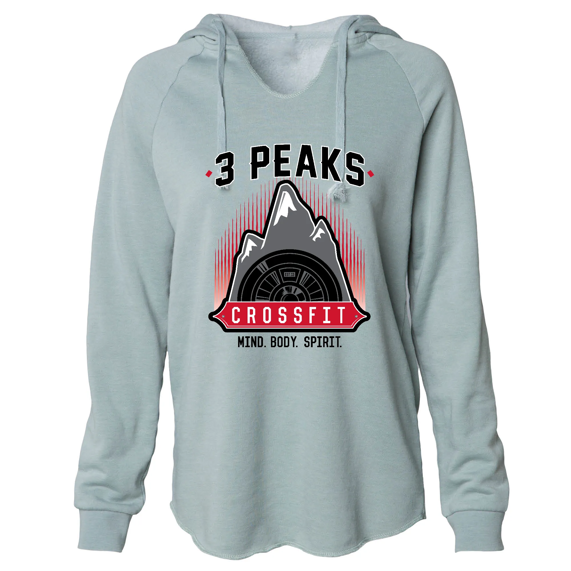 3 Peaks CrossFit Stacked Womens - Hoodie