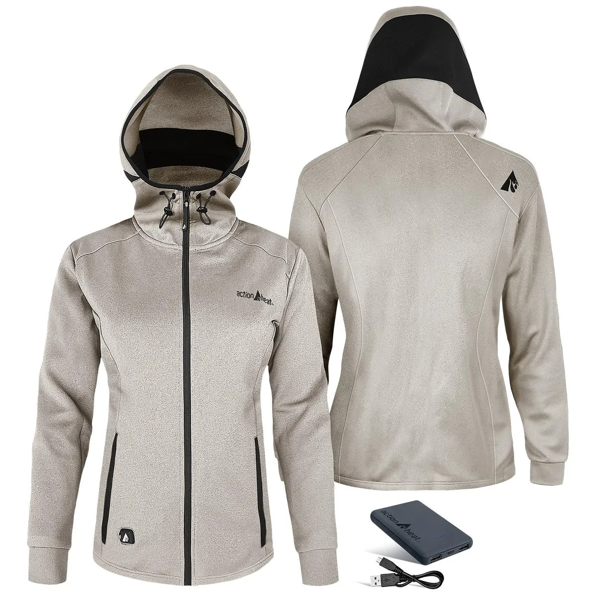 ActionHeat 5V Women's Slim Fit Battery Heated Hoodie