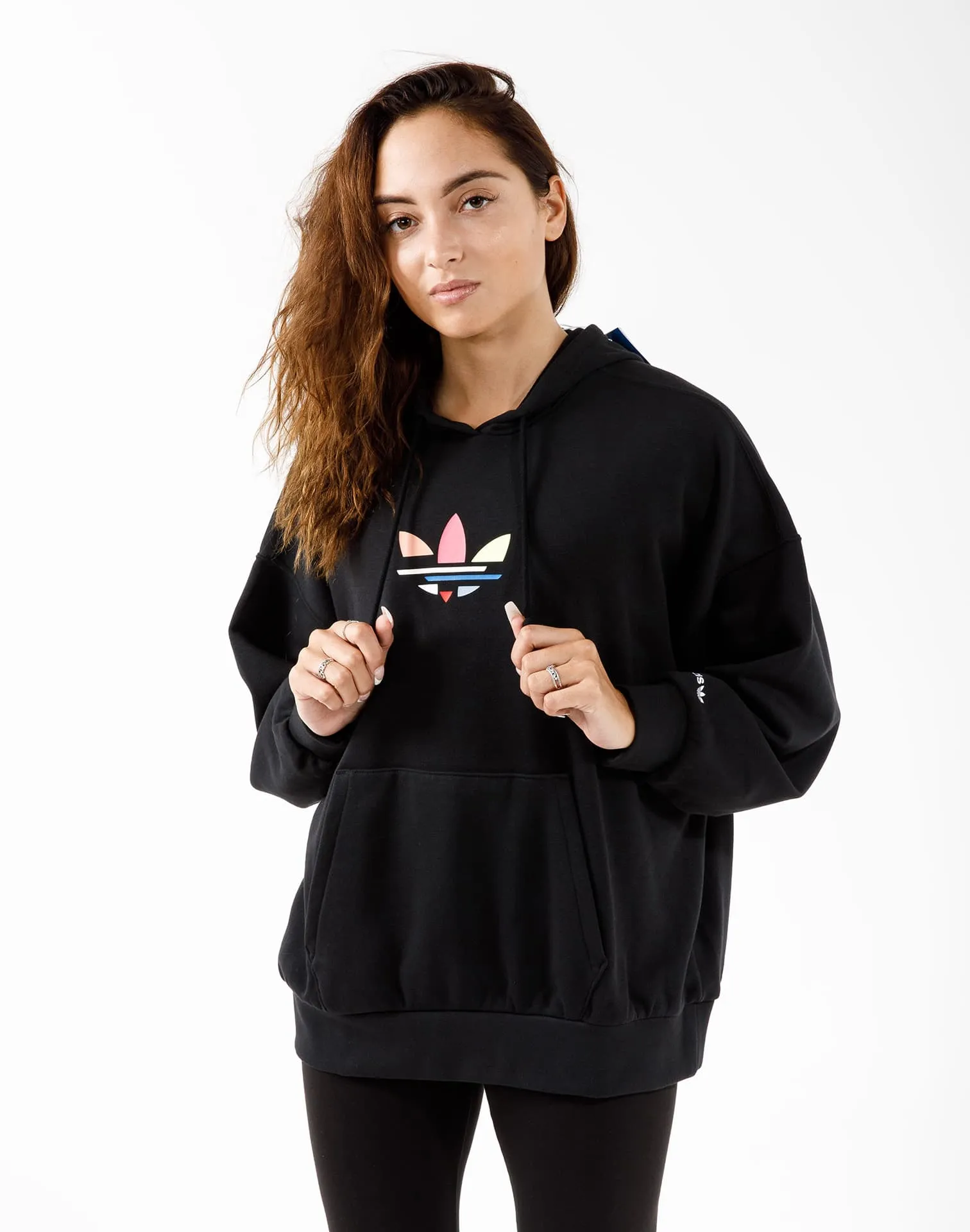 Adidas Adicolor Shattered Trefoil Oversize Hoodie