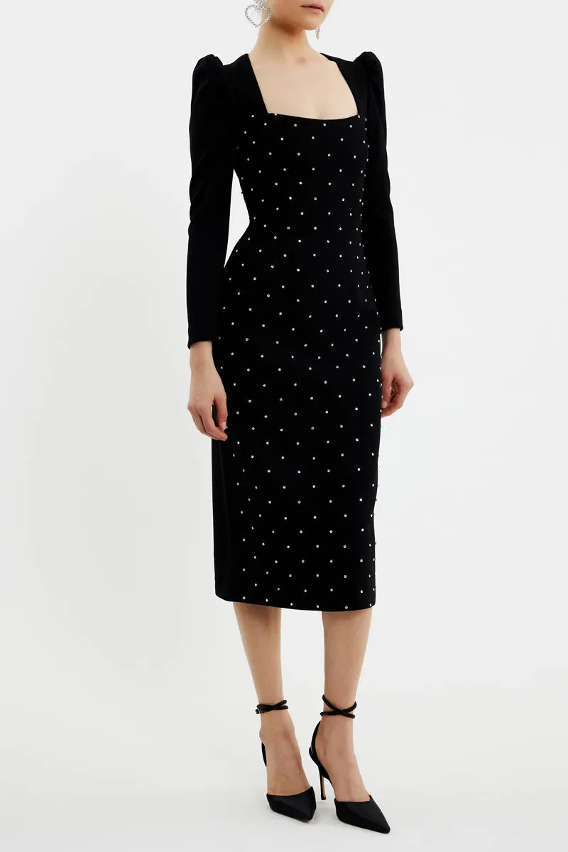 After Hours Long Sleeve Midi Dress