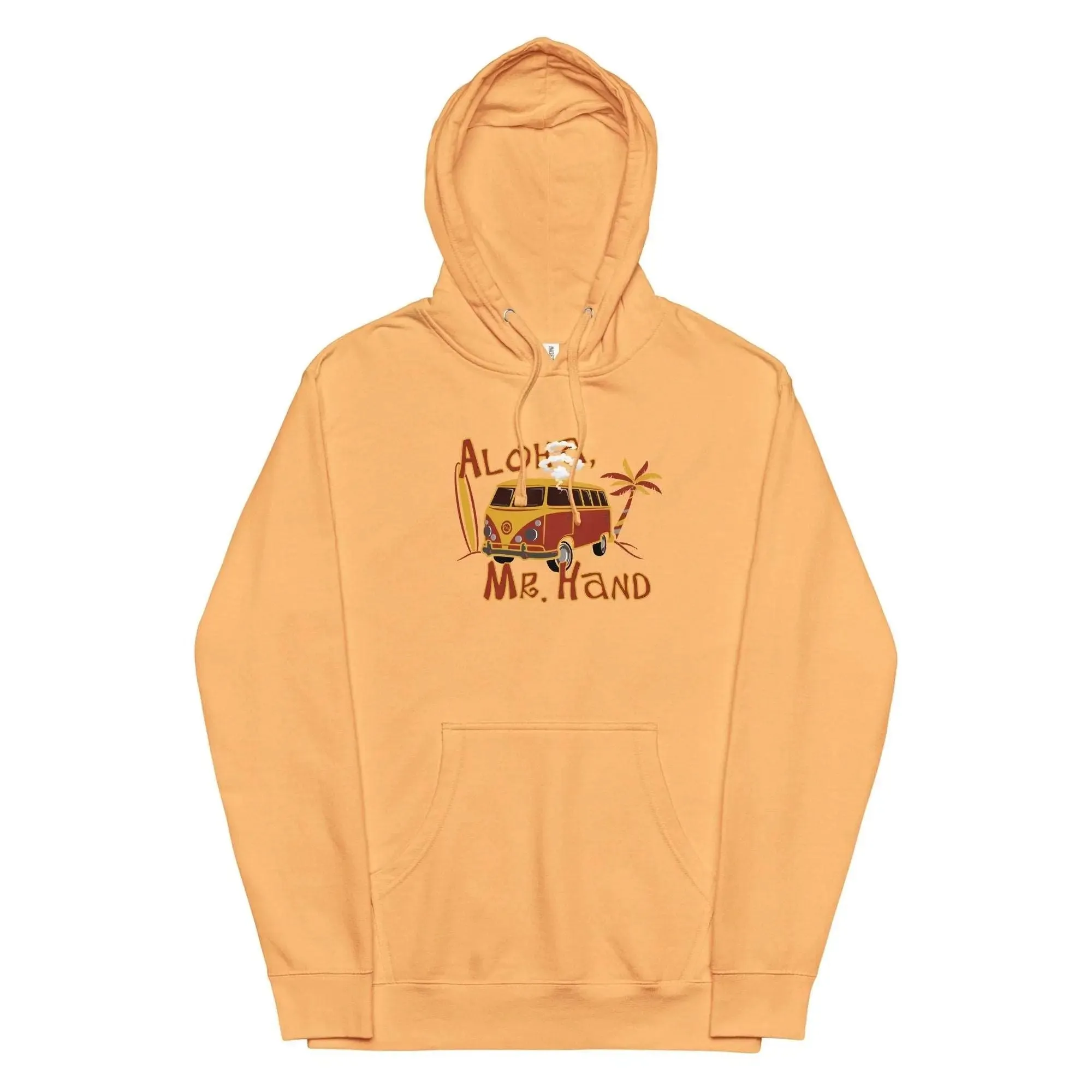 Aloha Mr. Hand! Unisex midweight hoodie