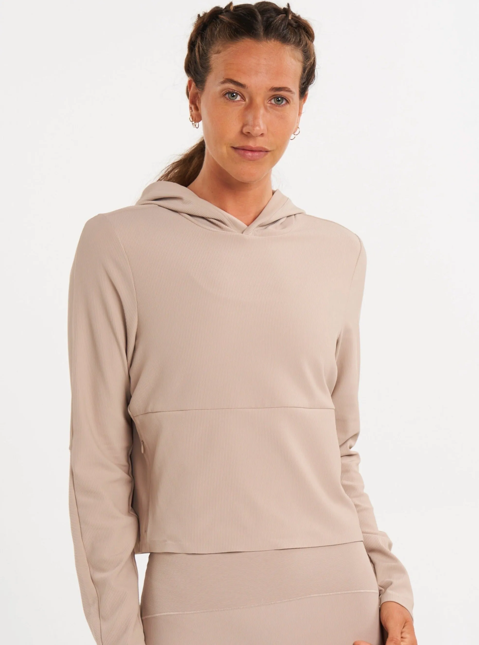 ALTRN Rib Hoodie - Sandstone