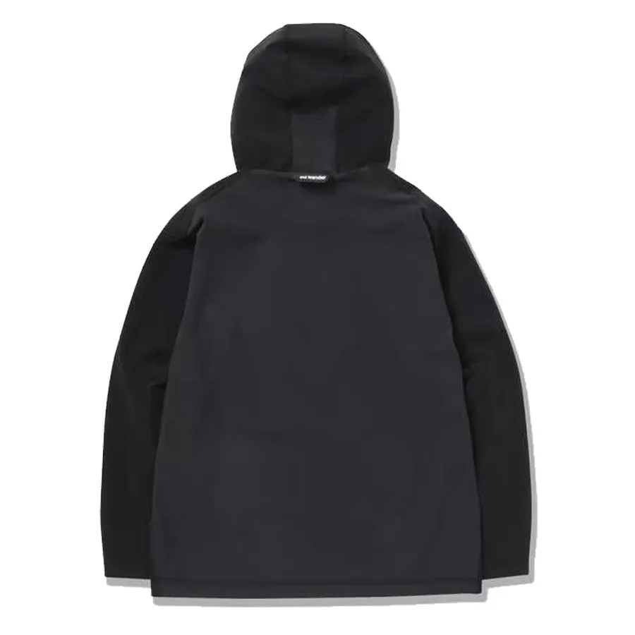 And Wander Cool Touch Pocket Hoodie Black