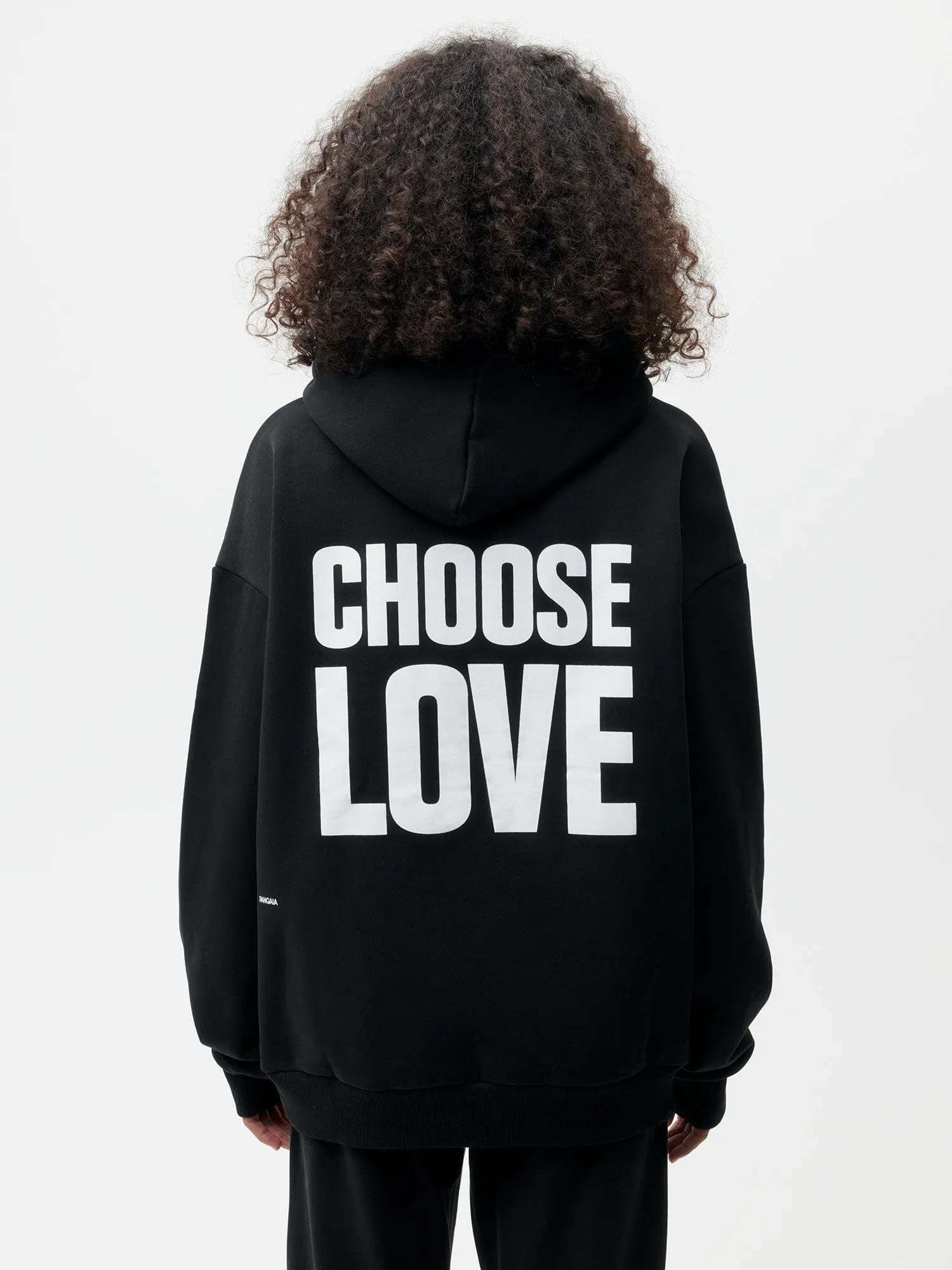 Archive PANGAIA x Choose Love Signature Hoodie—black