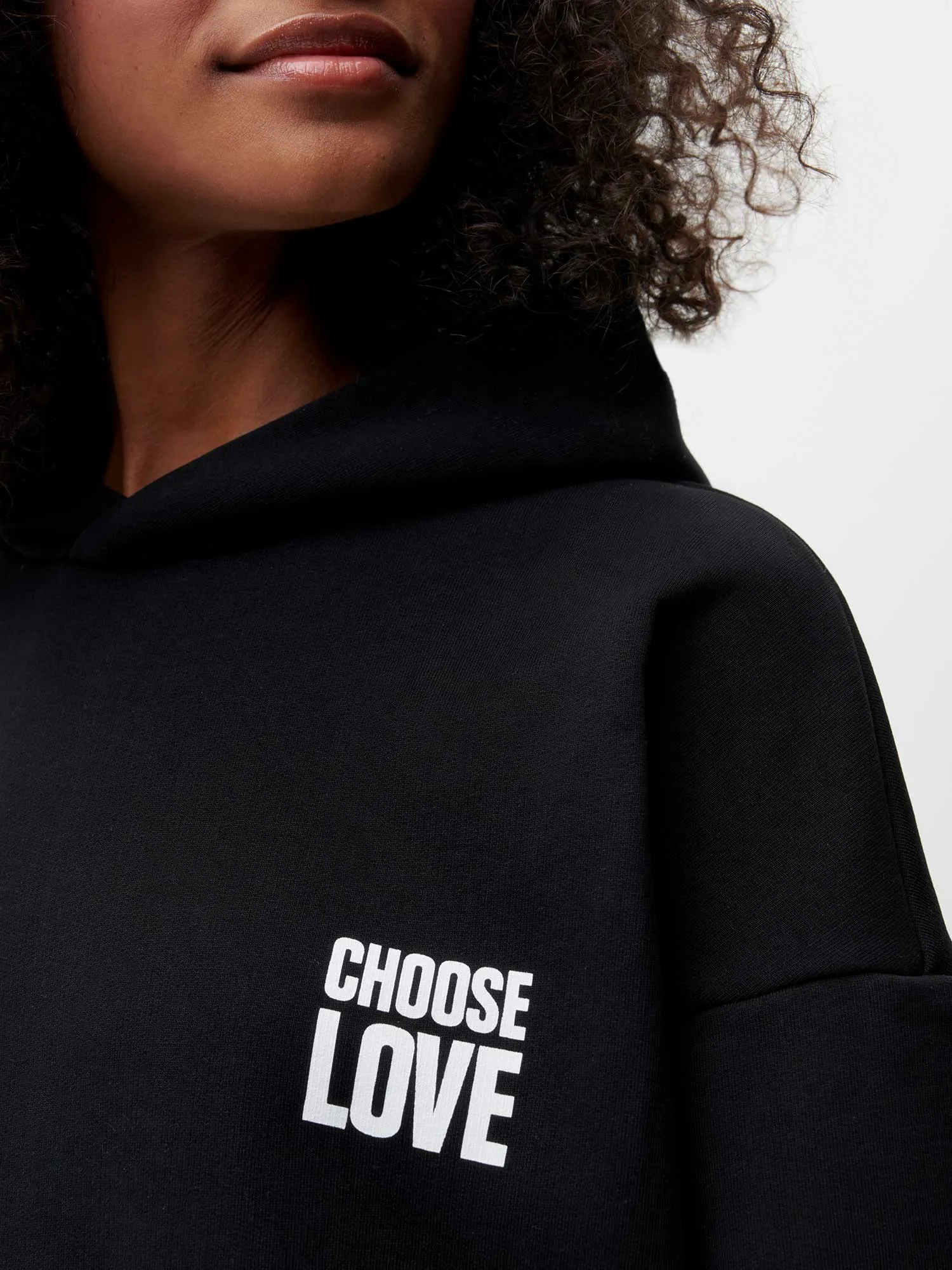 Archive PANGAIA x Choose Love Signature Hoodie—black