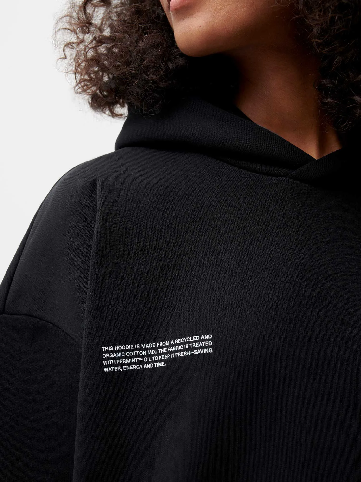 Archive PANGAIA x Choose Love Signature Hoodie—black