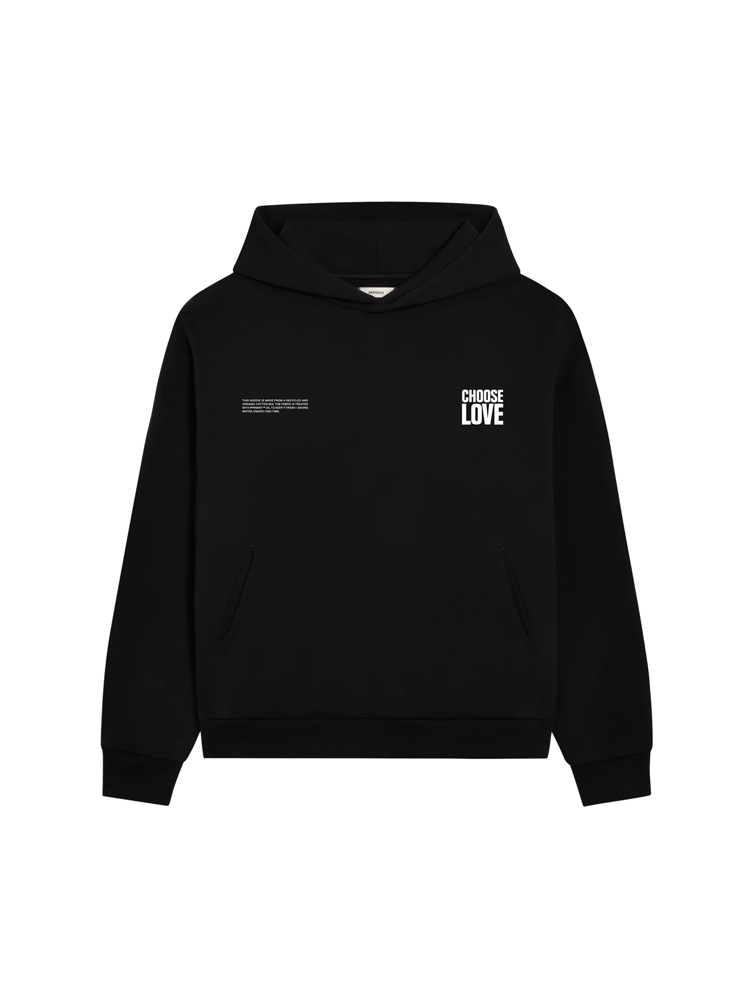 Archive PANGAIA x Choose Love Signature Hoodie—black