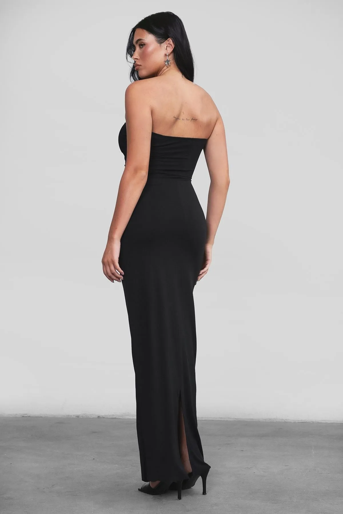 Arianna Shredded Bodycon Maxi Dress