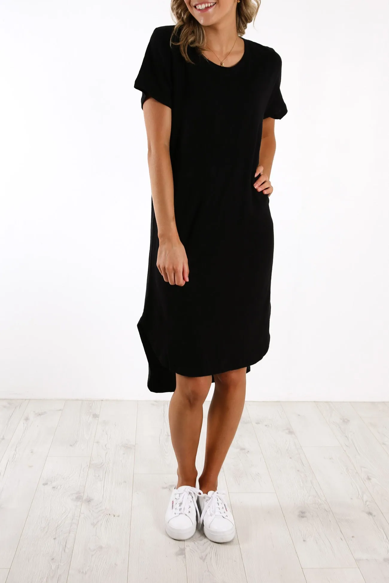 Bayley Dress Washed Black