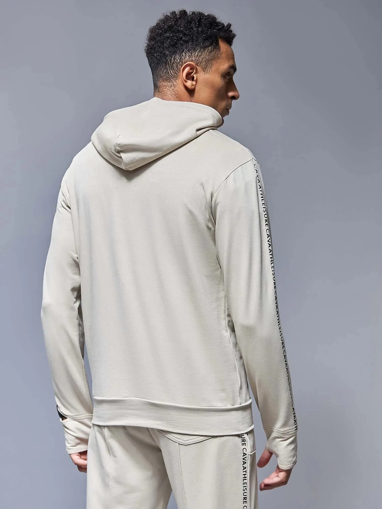 Beige Signature Sprint Hoodie