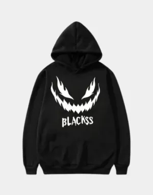 Black reflective hoodie