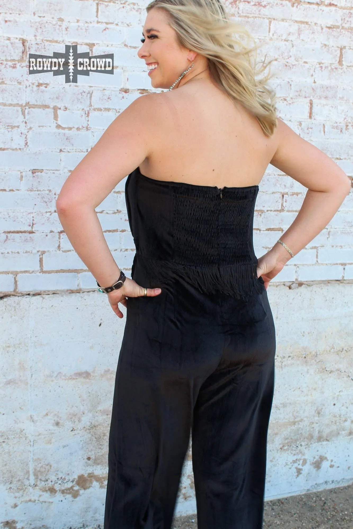 BLACK VELVET JUMP SUIT