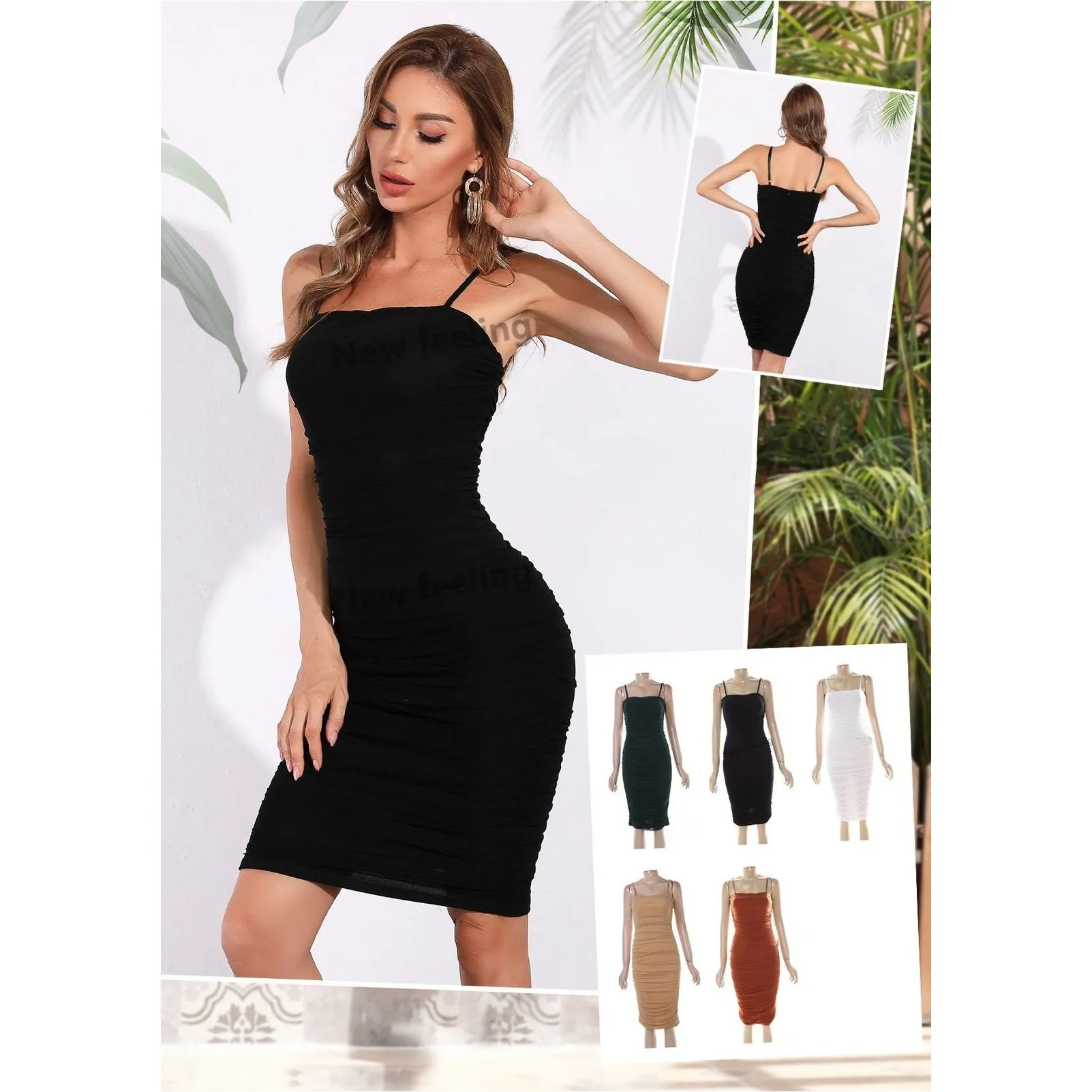 Bodycon Ruched Dress