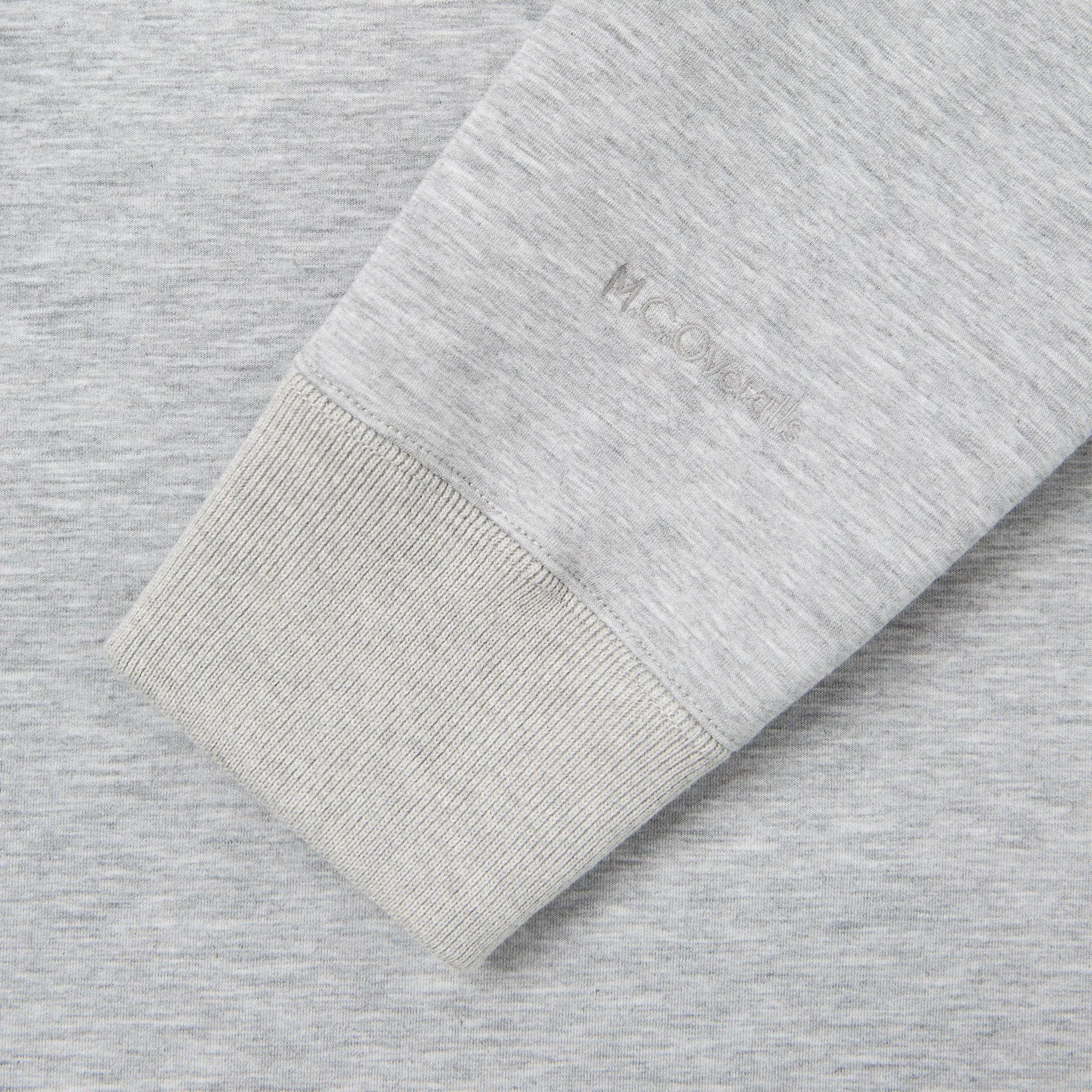 Bonded Jersey Hoodie Grey Marl