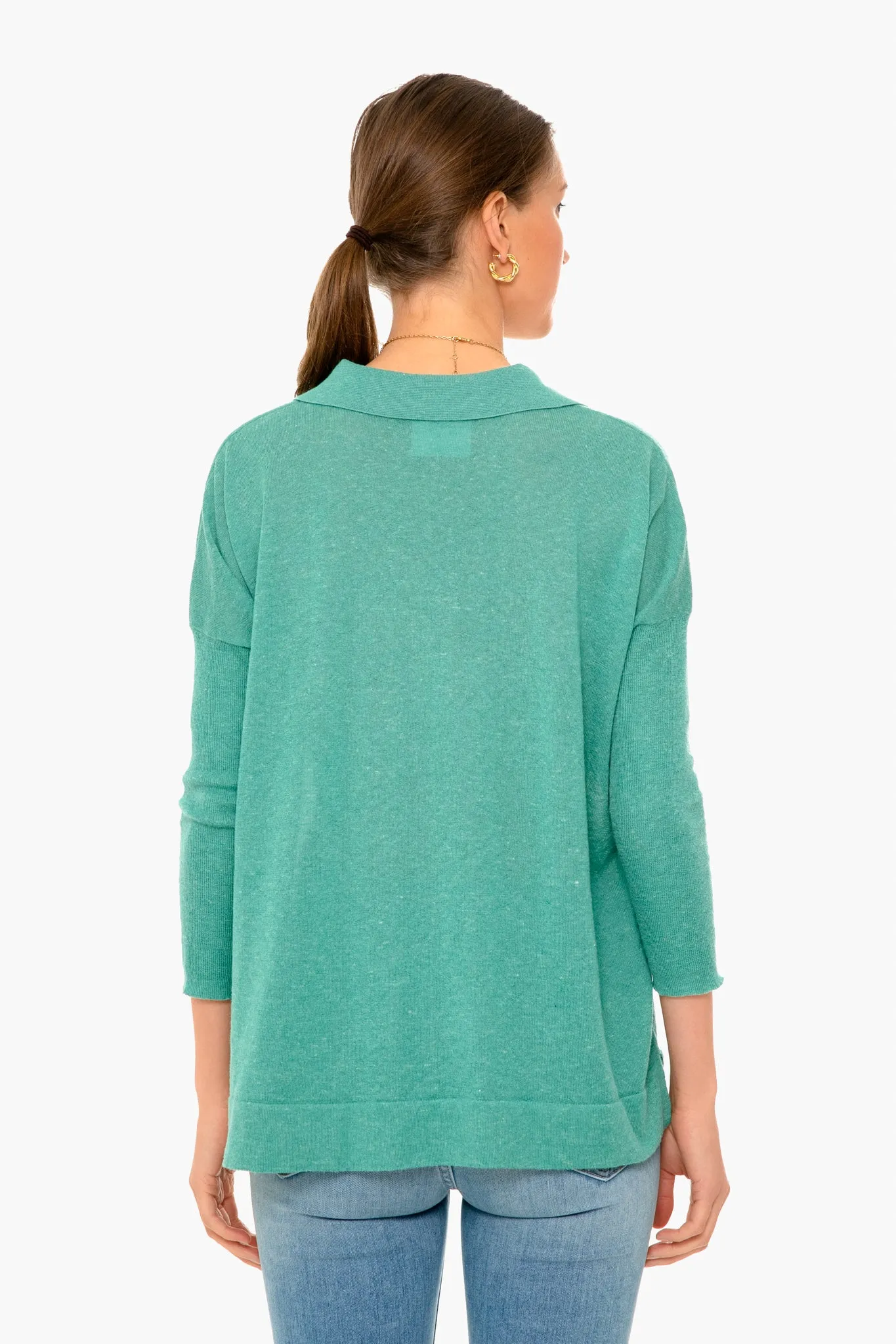 Cabana Green Clayton Knit Polo