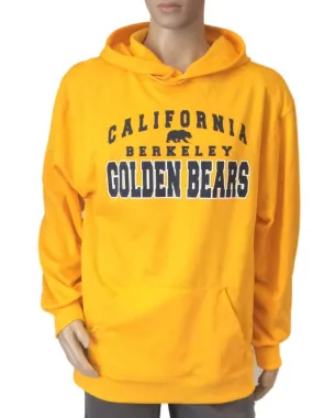 Cal Bears Badger Sport Yellow Long Sleeve Pullover Hoodie Sweatshirt (L)