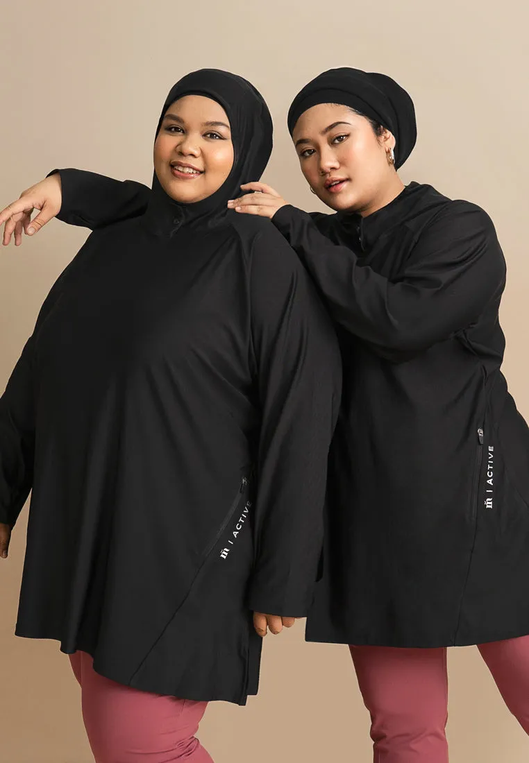 Cergas Active Hoodie Instant Hijab Top