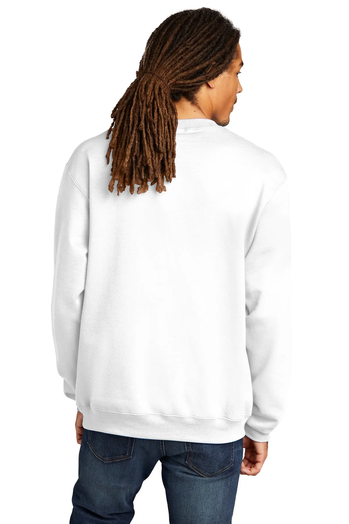 Champion Eco Fleece Crewneck Sweatshirt, White