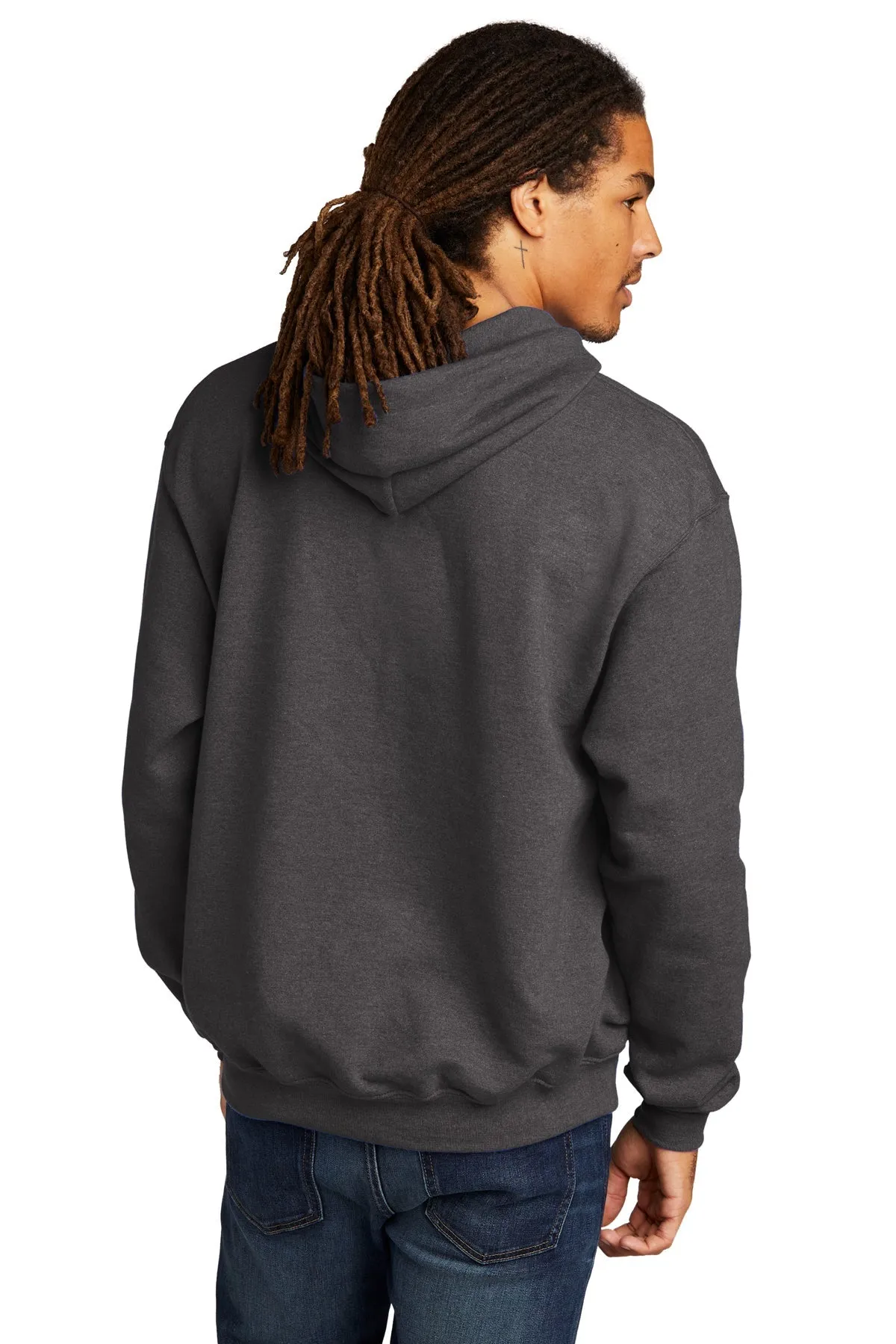 Champion Eco Fleece Pullover Hoodie, Charcoal Heather