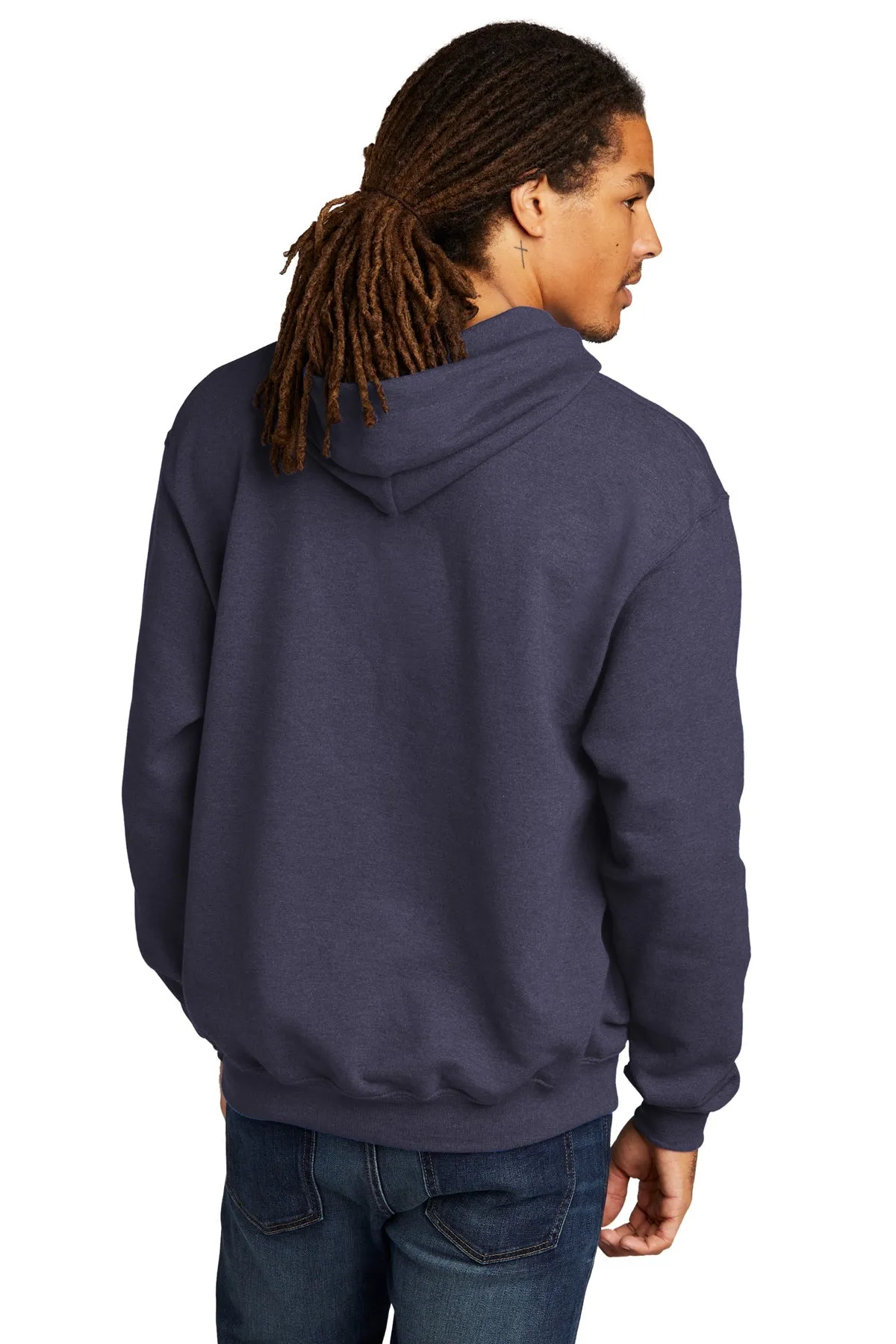 Champion Eco Fleece Pullover Hoodie, Navy Heather