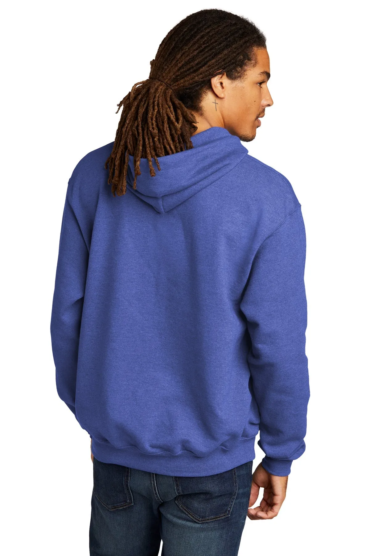 Champion Eco Fleece Pullover Hoodie, Royal Blue Heather