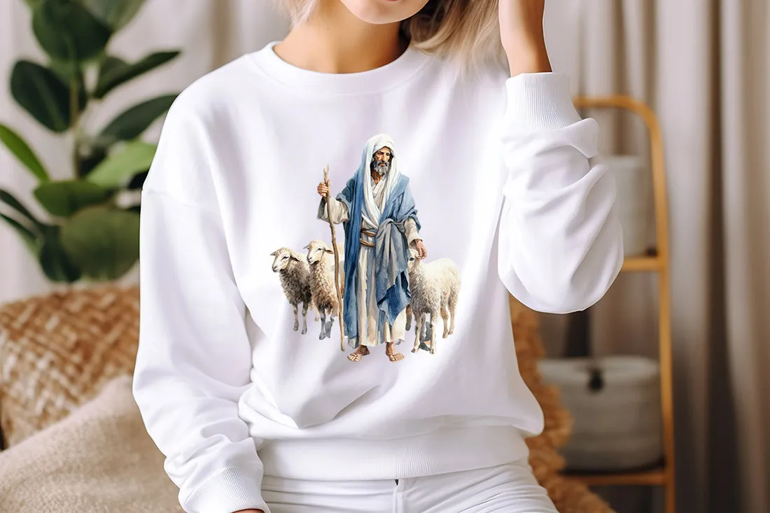 Christmas Nativity Jesus, Christmas Crewneck hoodie Sweatshirt, Happy Holidays Country Christmas,Holiday