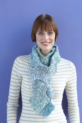 Coastal Zig Zag Scarf (Knit)