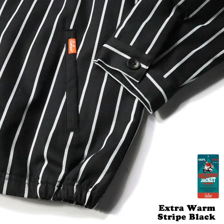 Cookman Delivery Jacket EX Warm - Stripe Black