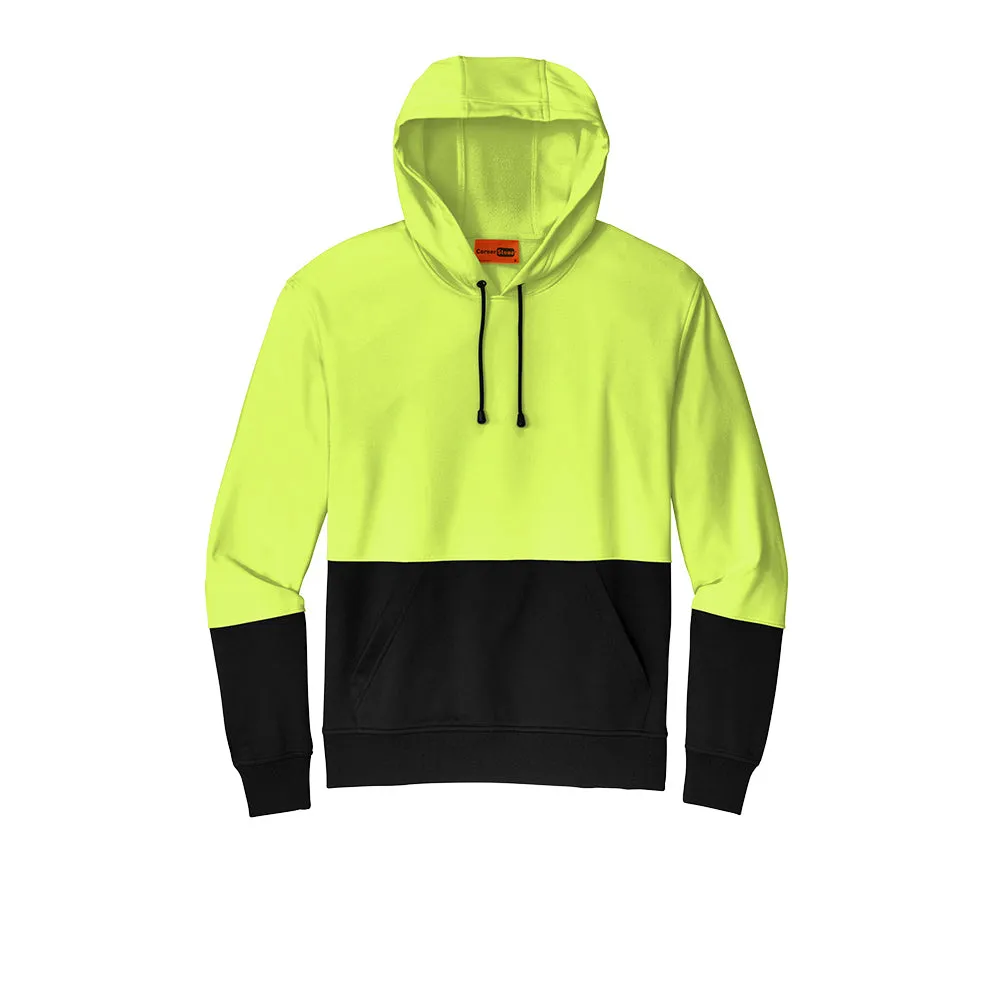 CornerStone® Enhanced Visibility Fleece Pullover Hoodie - Safety Yellow