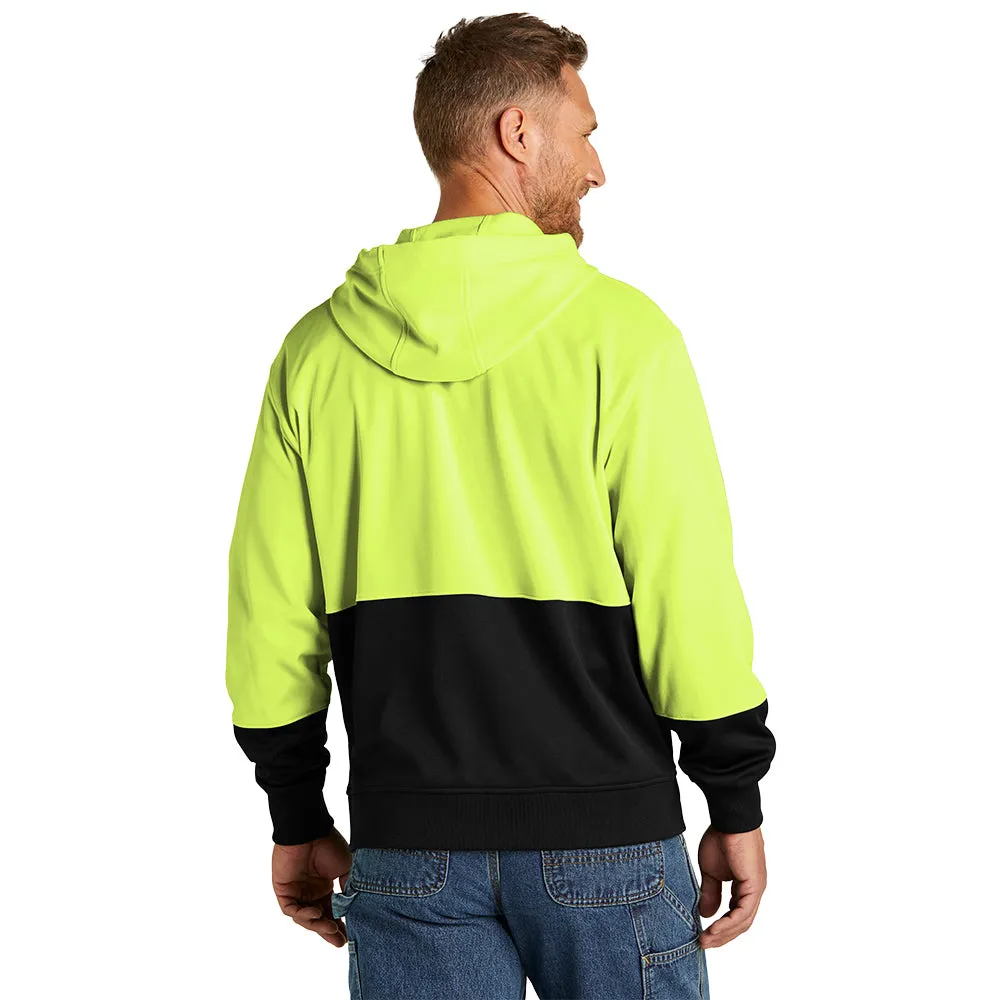 CornerStone® Enhanced Visibility Fleece Pullover Hoodie - Safety Yellow