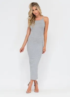 Daily Essential Ribbed Tank Dress