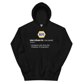 Definition Of A Mechanic Unisex Hoodies