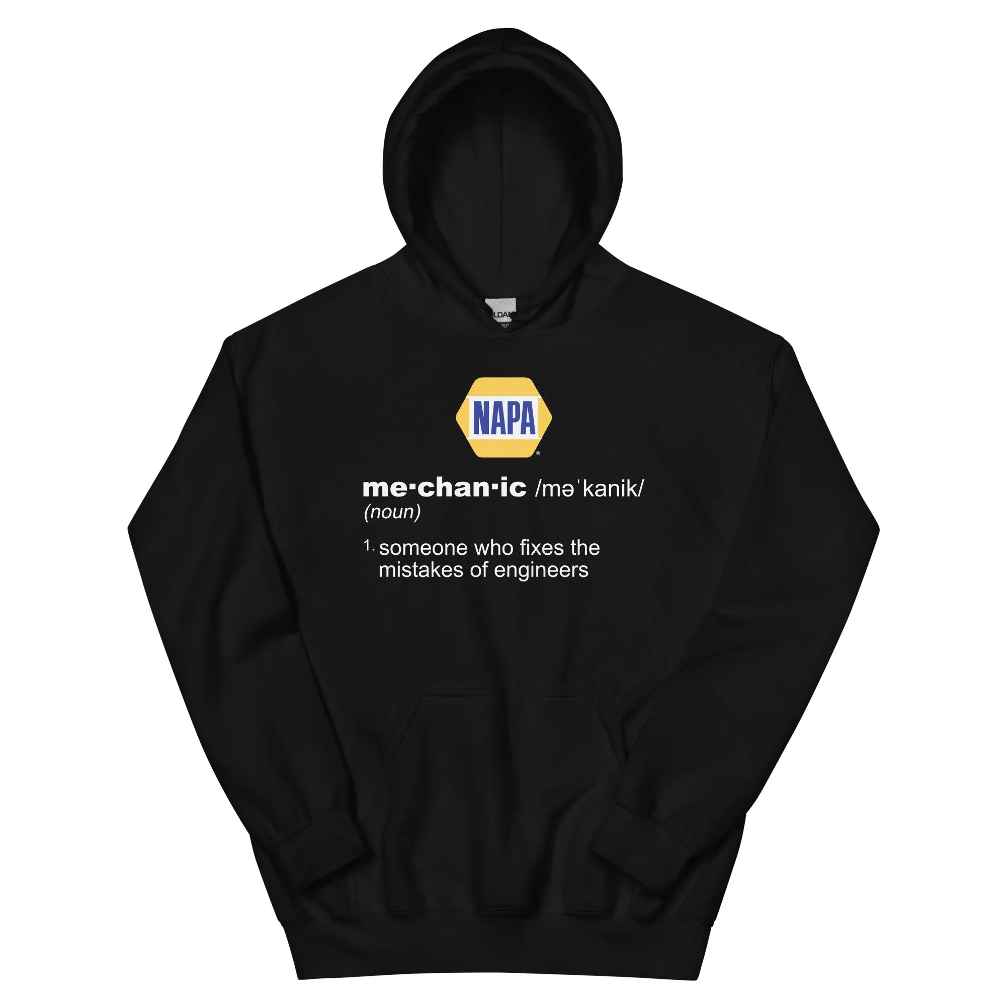 Definition Of A Mechanic Unisex Hoodies