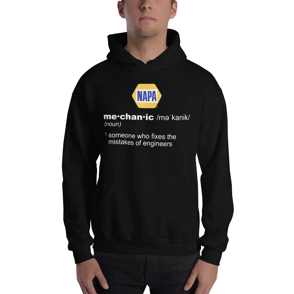 Definition Of A Mechanic Unisex Hoodies