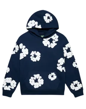 DENIM TEARS COTTON WREATH HOODIE NAVY