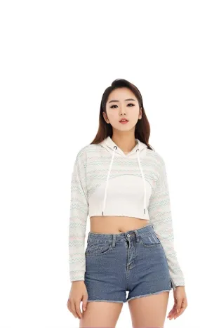 Easy Days Teen's Smock Cropped Hoodie