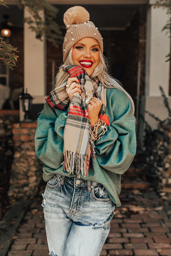 Escape The Chill Plaid Scarf