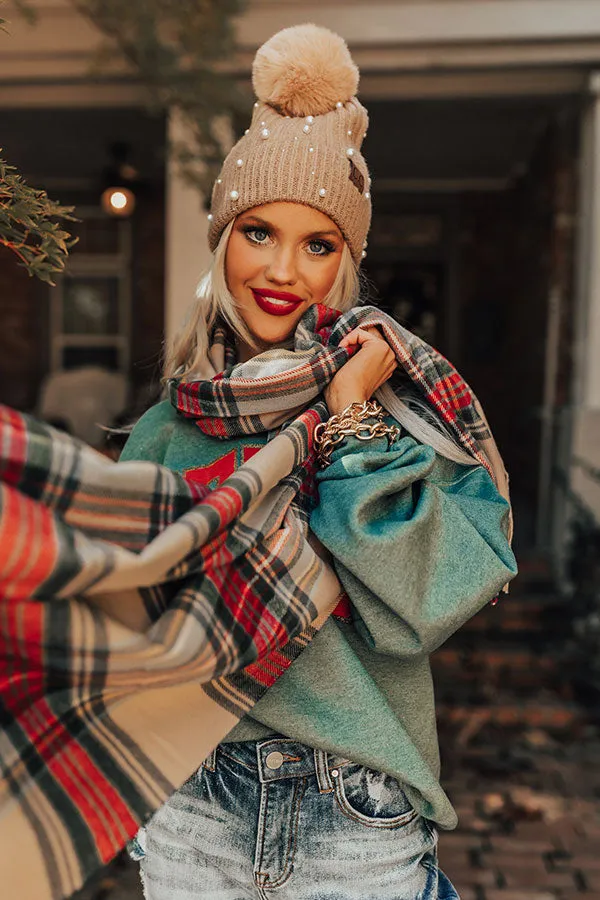 Escape The Chill Plaid Scarf