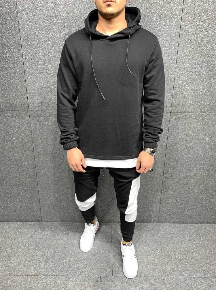 Essentials 2 Pieces Tracksuit-Black