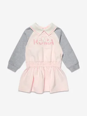 Fendi Baby Girls Sweater Dress in Pink