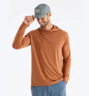 Free Fly Men's Elevate Hoodie in Rust