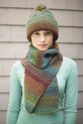 Free Striking Hat and Scarf Knit Pattern