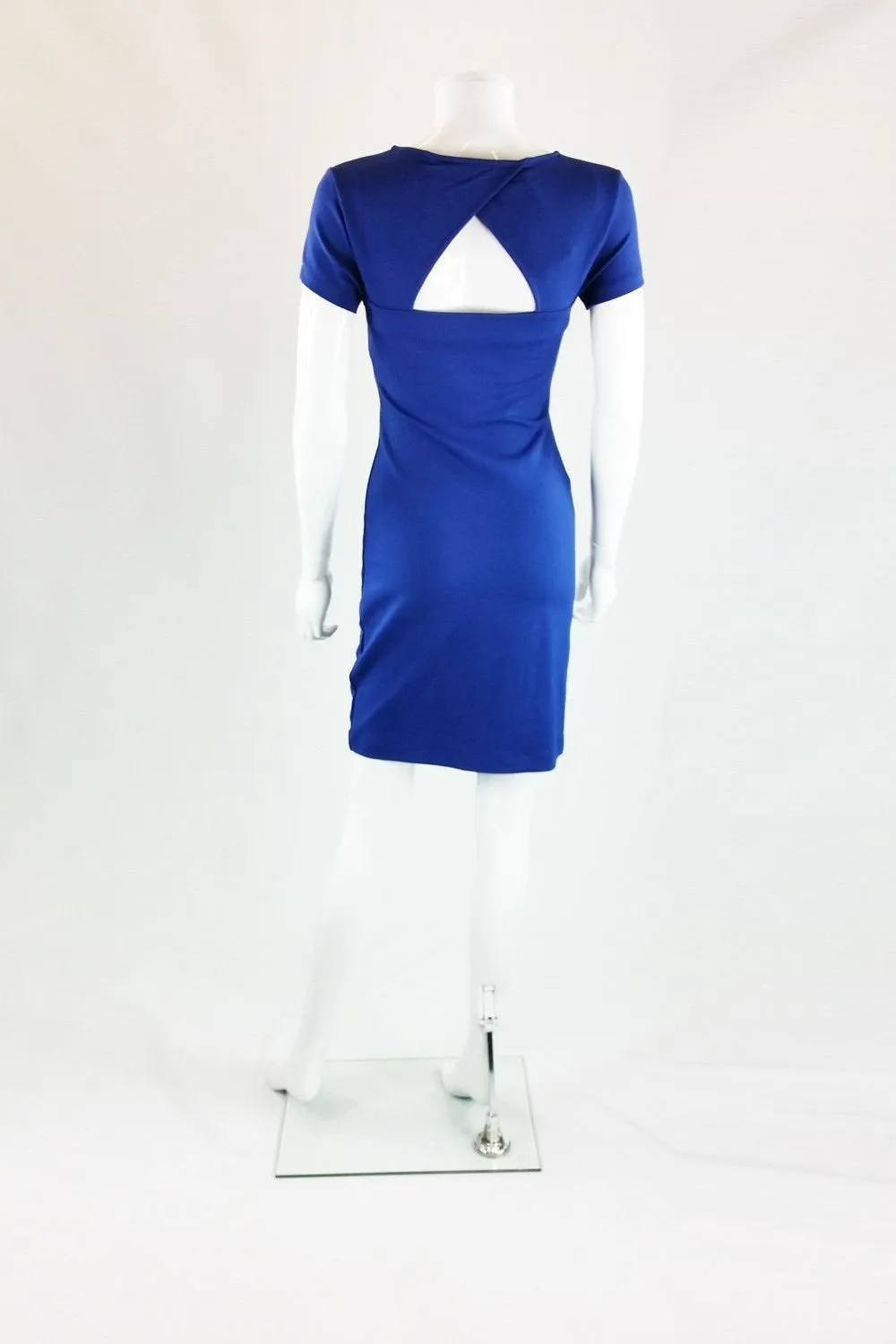 FRENCH CONNECTION Marie Cut Out Maya Blue Body Con Dress (UK 8)