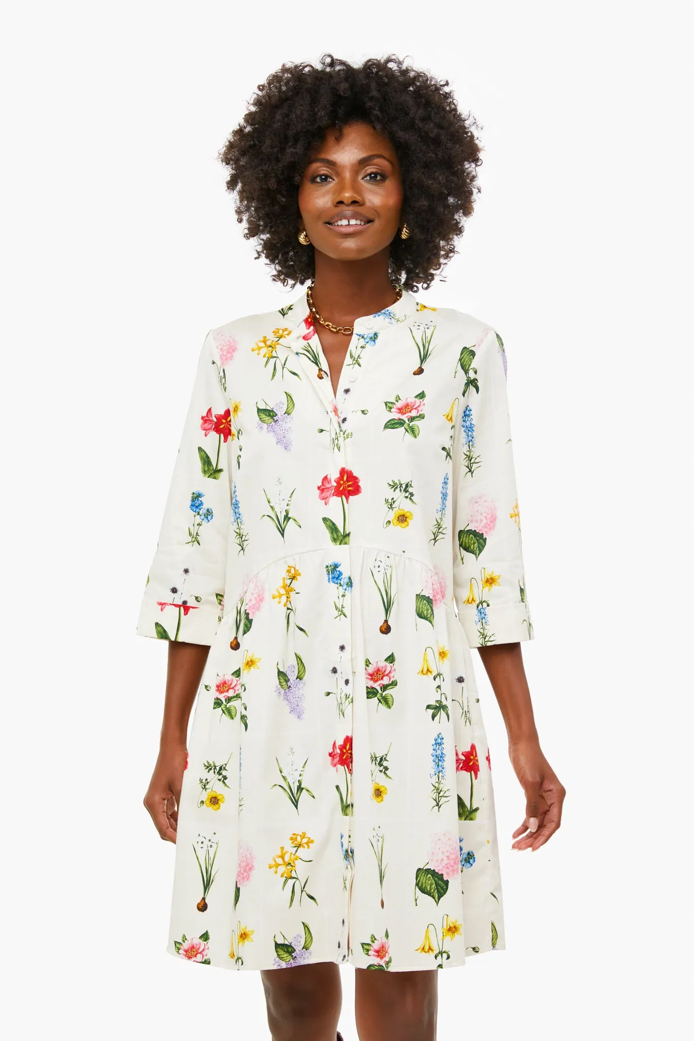 Fresh Buds Royal Shirt Dress