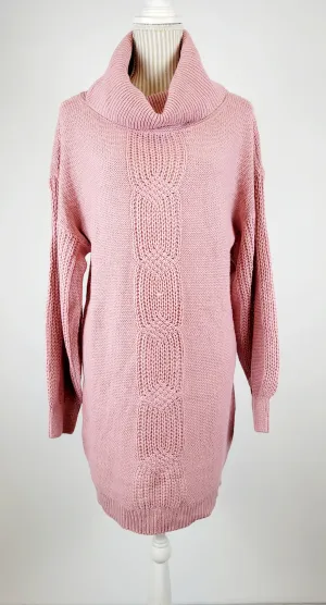 FULL CIRCLE TRENDS ROSE SWEATER DRESS LADIES LARGE PRE-LOVED