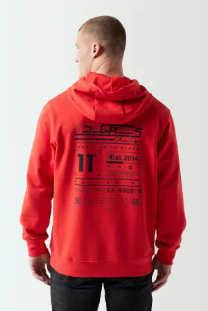 Future Tech Hoodie - Fiery Red