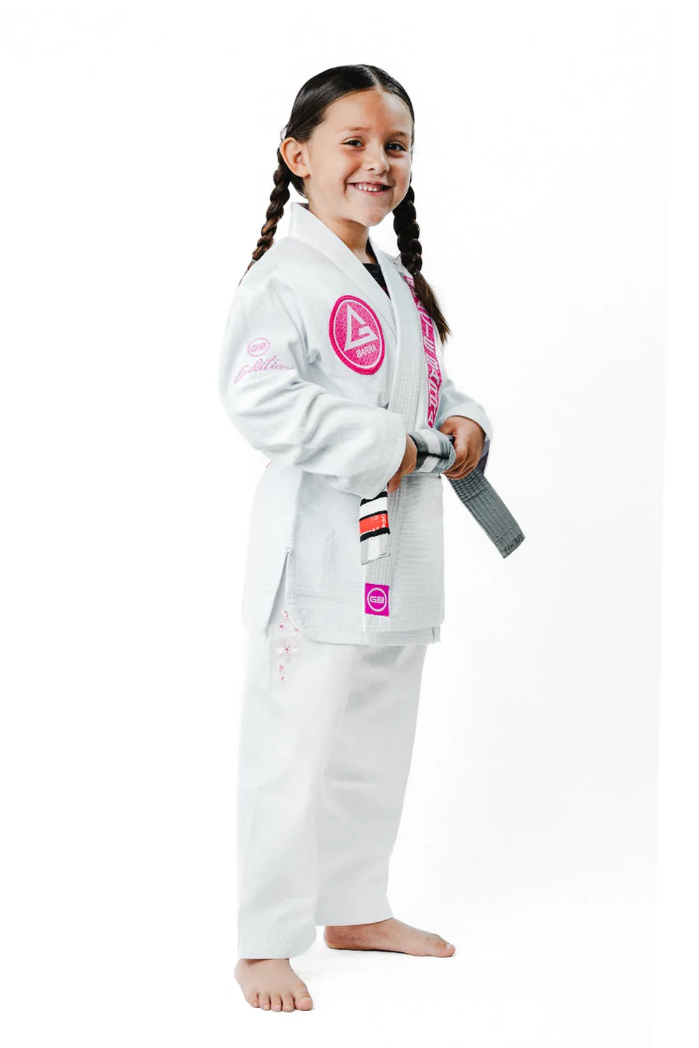 GB Sakura Youth Kimono - White