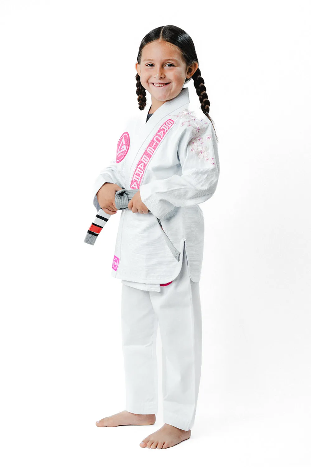 GB Sakura Youth Kimono - White