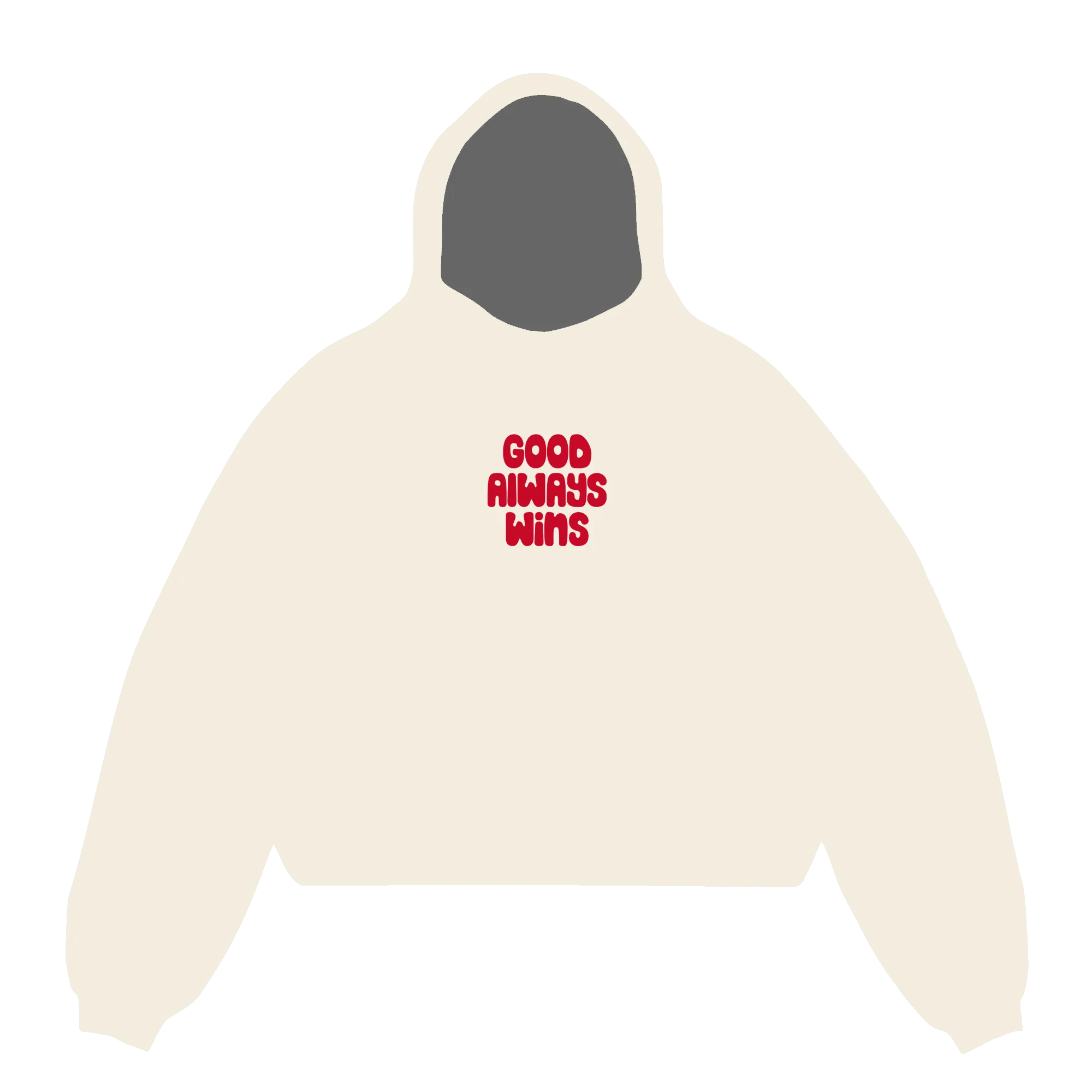 Good Always Wins Hoodie - Ivory