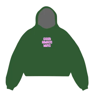 Good Always Wins Hoodie - Olive